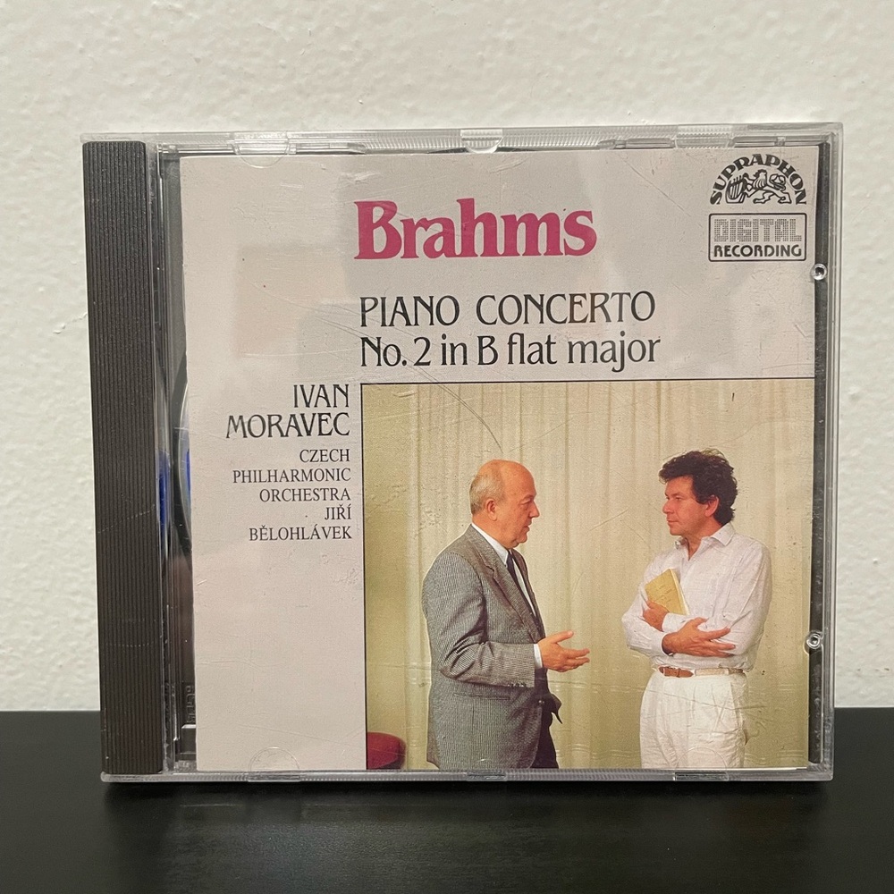 Brahms Piano Concerto No. 2 In B Flat Major CD Ivan Moravec Czech Philharmonic